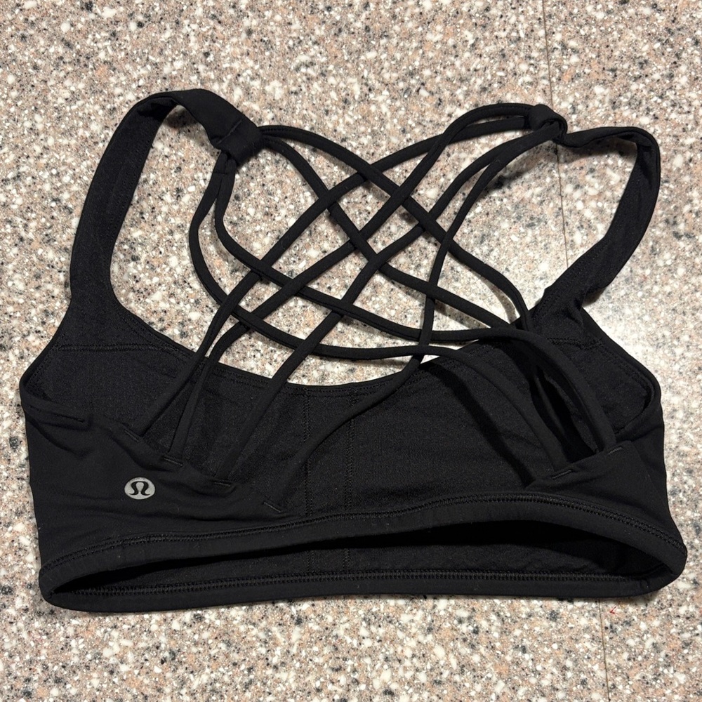 lululemon athletica Black Multi-Strap Sports Bra